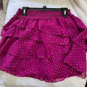 Purple skirt